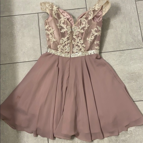 Prom Girl Homecoming Dress. Light purple - Picture 4 of 7